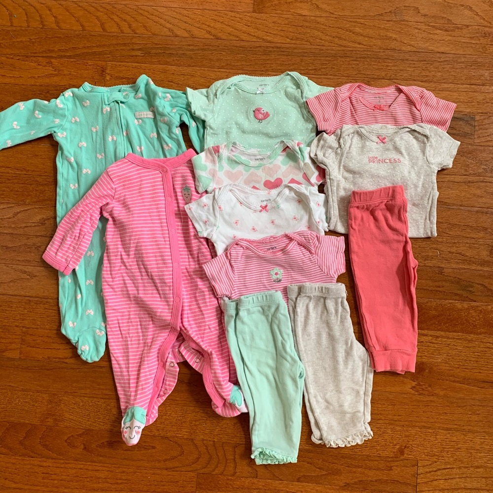 Spring baby girl bundle 6 months